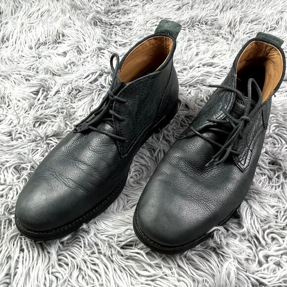 Cole Haan Ogden Stitch Chukka Leather Lace Up Ankle Boot Mens 12 Black C24524 - Picture 2 of 12